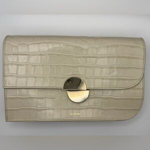 Jason Wu Orbit Croc Embossed Leather
Clutch Bag MSRP $325